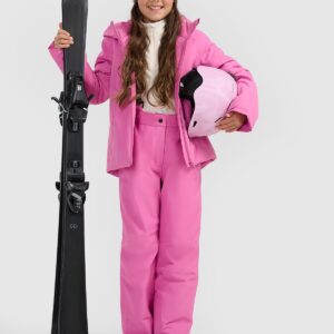 4F Kurtka narciarska membrana 5000 dziewczęca - różowa 146 (10-11 lat)