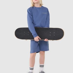 e82e45cacadbdd5e26b1a8457c1be5f7c2856cc9 4F Longsleeve regular z nadrukiem chłopięcy - niebieski 164 (13-14 lat)