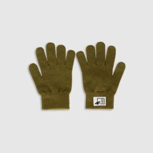 4F Rękawiczki dzianinowe z wiskozą dziecięce - khaki