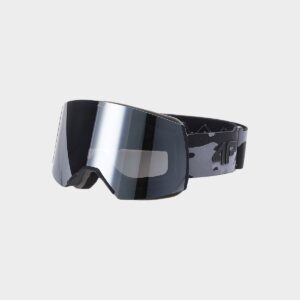 4F Gogle narciarskie z lustrzaną powłoką chłopięce - szare