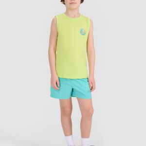 ea0d679ade670436ad1c49a5cc098e576b4036a7 4F Tank top regular z nadrukiem chłopięcy - zielony 128 (7-8 lat)