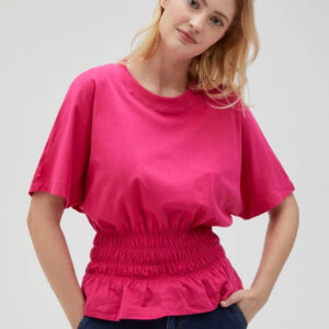 Bawełniana bluzka fuksjowa