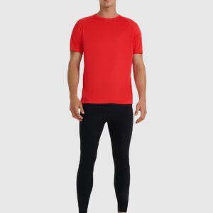 ec1a22a0fb4a664fb6c9eb2fdc4ffb6d12a6b61b 4F Koszulka do biegania szybkoschnąca męska - czerwona