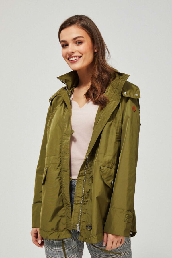 Kurtka wiatrówka z kapture