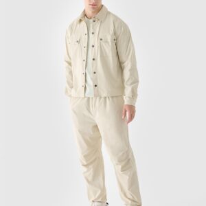 4F T-shirt oversize z nadrukiem męski - turkusowy