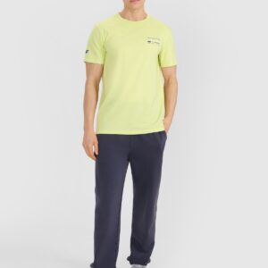 edd91d8095abb4e788a17c065288cb048535b7d3 4F T-shirt regular z nadrukiem męski - zielony