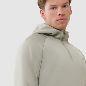 4F Bluza treningowa regular szybkoschnąca męska - khaki