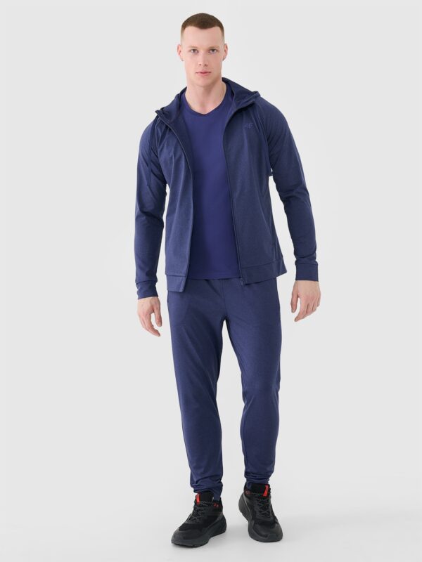 ef6564c7c9f1d43b2a89b0ba8972ea9e73857036 4F Koszulka treningowa szybkoschnąca męska - granatowa