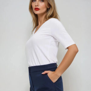 Bawełniana bluzka biała