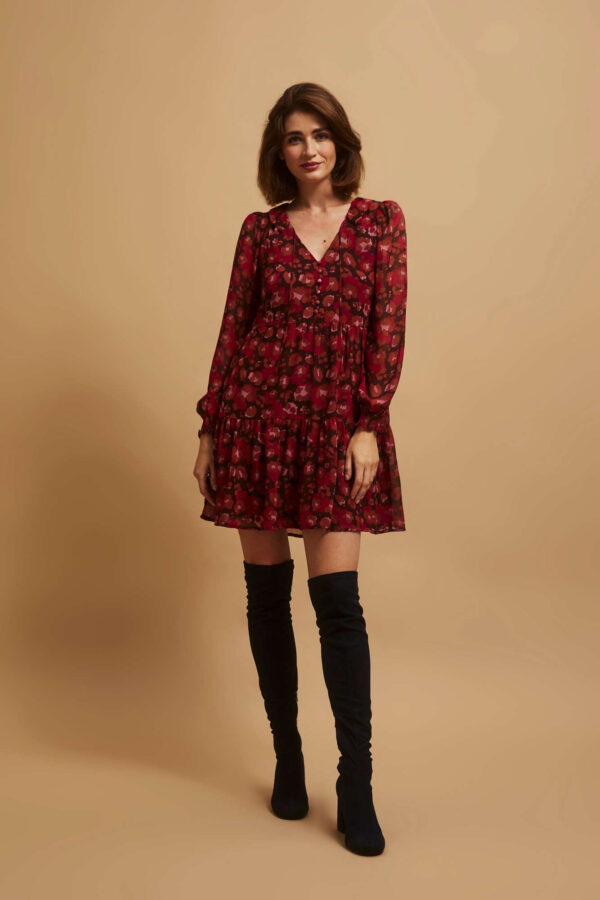 Sukienka z rozkloszowanym dołe