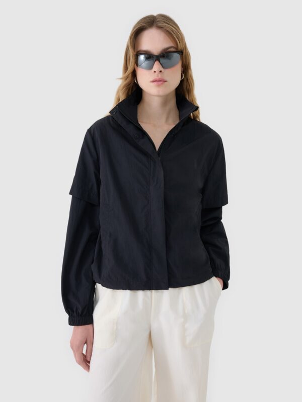 4F Kurtka przejściowa damska - czarna