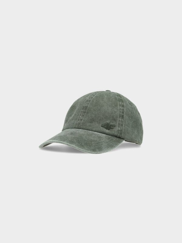 4F Czapka z daszkiem strapback dziecięca - khaki