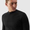 4F Bielizna termoaktywna bezszwowa (góra) męska - czarna