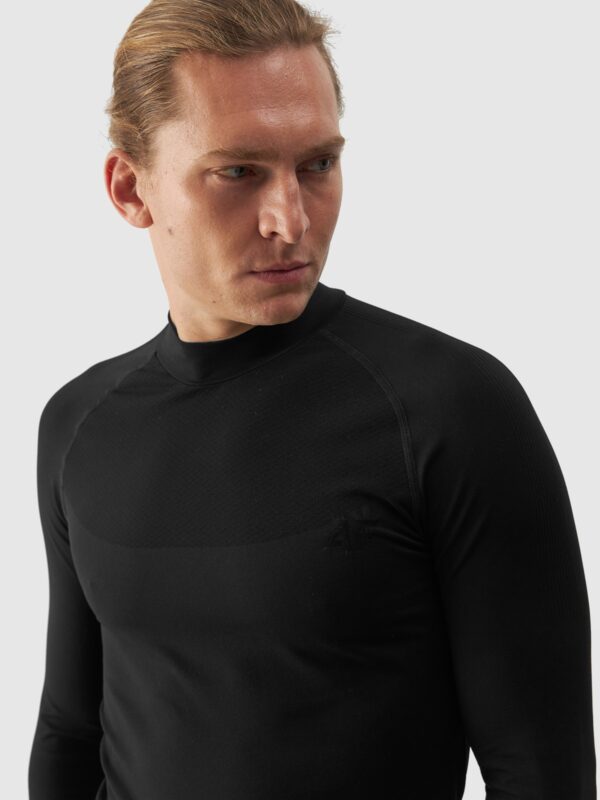 4F Bielizna termoaktywna bezszwowa (góra) męska - czarna