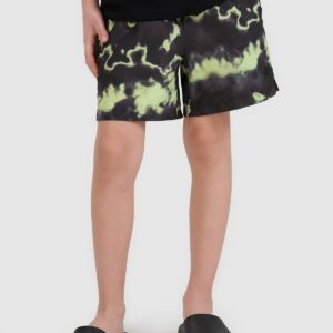 f161c4f215c5c5b1cdd2b84ed59d40132ef879c9 4F Spodenki plażowe boardshorty chłopięce - multikolor 146/152 (10-12 lat)