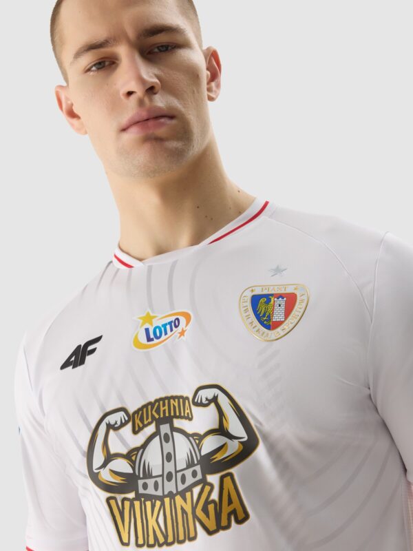 4F Koszulka klubowa wyjazdowa z sezonu 2023/24 męska 4F x Piast Gliwice - biała