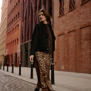 f32d0ef1c3f7fa24215d13cf349d45f5064625d9 Spódnica w panterkę brązowa