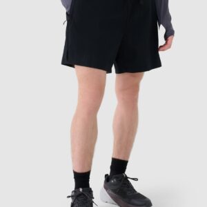 4F Spodenki casual męskie - czarne