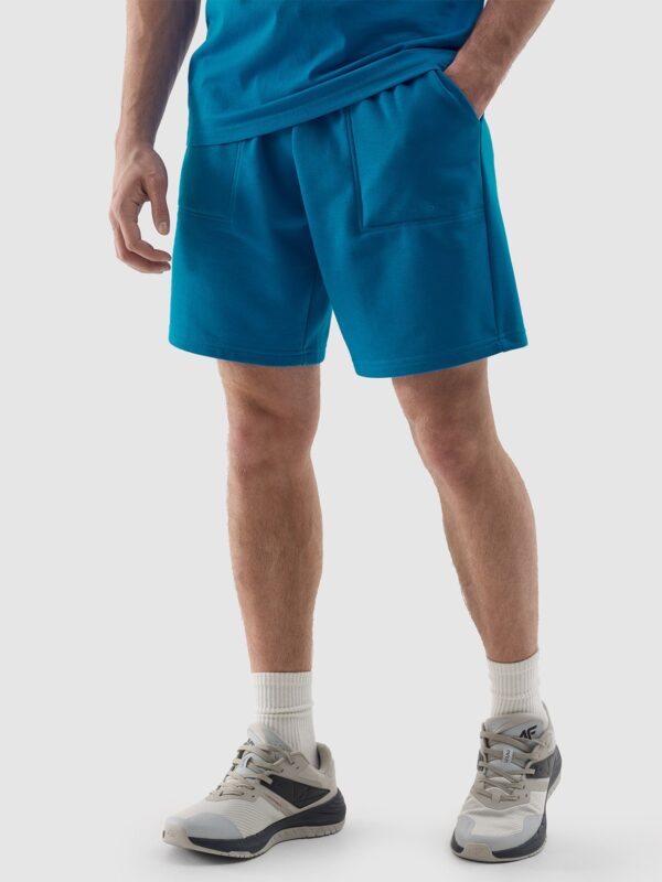 4F Spodenki dresowe męskie - niebieskie