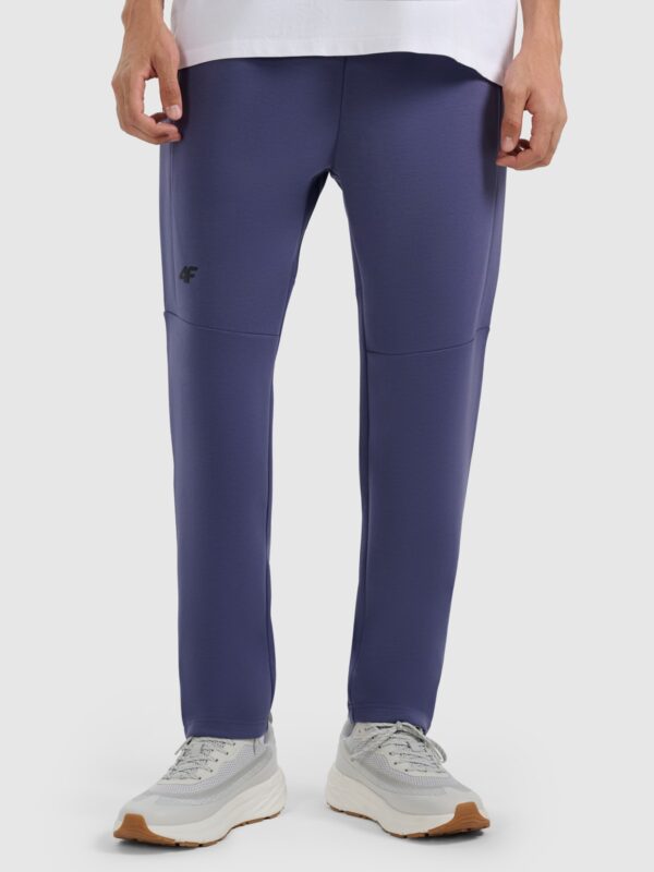 4F Spodnie dresowe joggery męskie - zielone