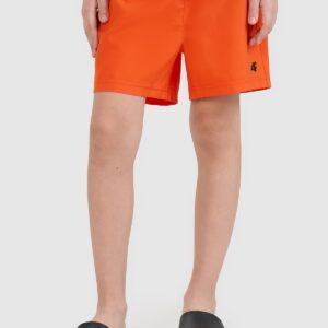 4F Spodenki plażowe boardshorty chłopięce - czerwone 158/164 (12-14 lat)