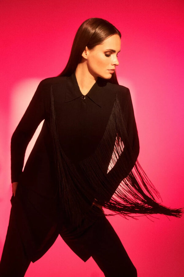 Koszula oversize z frędzlami