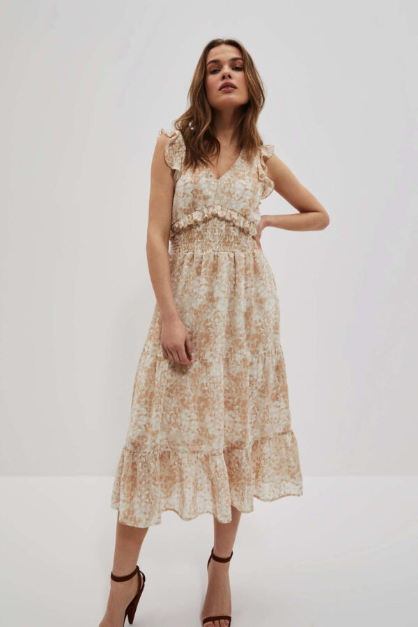 f5e0c4fa4d83f8dd815977711004600bc95f3760 Sukienka midi z falbaną