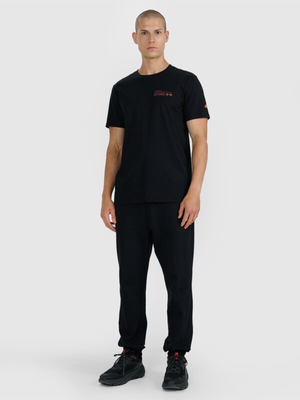 f5e3d894d42e0ec0b7806dac7e4c8227dae4760d 4F T-shirt regular z nadrukiem męski - czarny