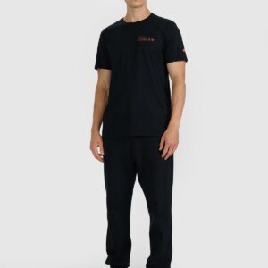 f5e3d894d42e0ec0b7806dac7e4c8227dae4760d 4F T-shirt regular z nadrukiem męski - czarny