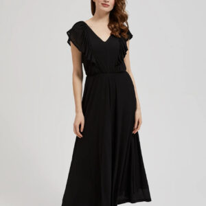 f78f8baa48b22c29d8e193c0c6752d05de219c7b Sukienka z falbanką maxi czarna