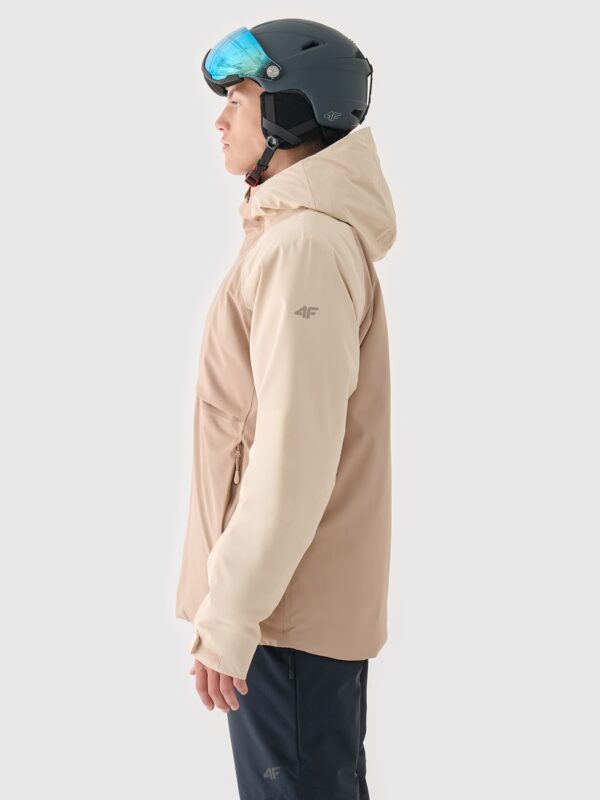 4F Kurtka narciarska membrana 8000 męska - beżowa
