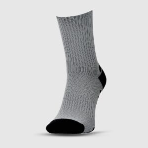 4F Skarpetki do biegania za kostkę uniseks - szare