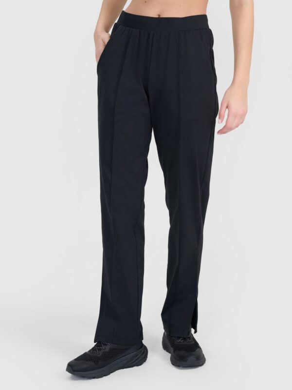 f9c17e288d910cddc5260060df129eab565b6c35 4F Spodnie treningowe szybkoschnące damskie - czarne