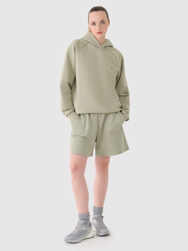 4F Spodenki dresowe uniseks - oliwkowe