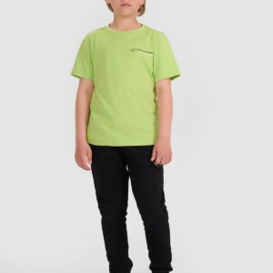 4F T-shirt regular z nadrukiem chłopięcy - zielony 128 (7-8 lat)