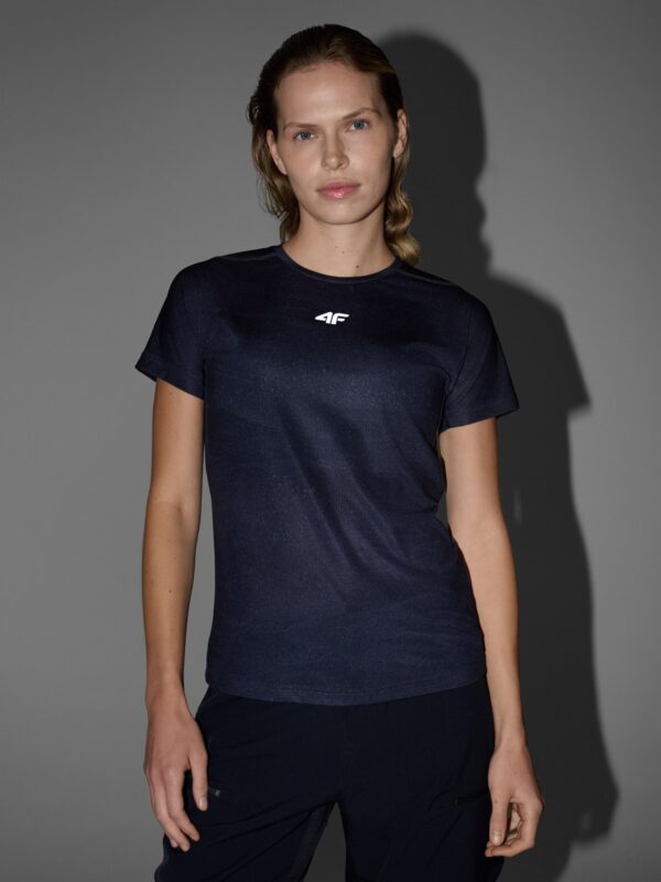 fbb51731754c7ed080e60654b6d3fe95b137f39a 4F Koszulka rowerowa damska - czarna