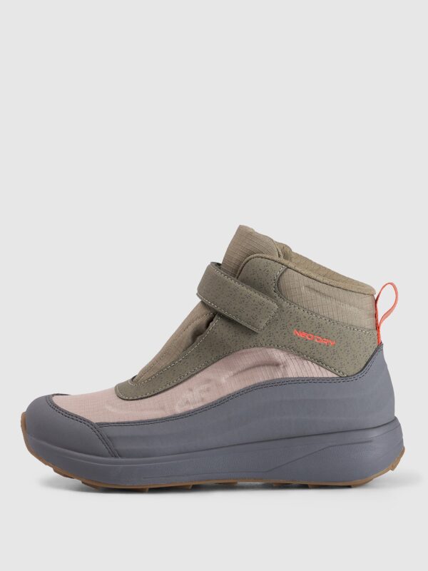 fbdf1278a592c480d744d19573ca8d46f857c955 4F Buty zimowe śniegowce z izolacją Primaloft chłopięce - beżowe