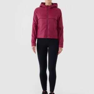 4F Kurtka puchowa z wypełnieniem syntetycznym damska - czerwona