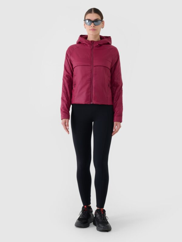 4F Kurtka puchowa z wypełnieniem syntetycznym damska - czerwona