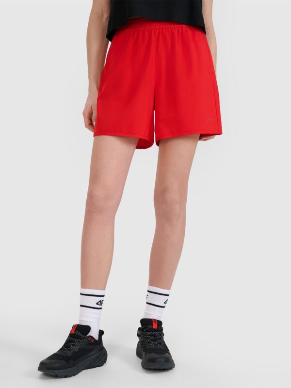4F Spodenki plażowe damskie - czerwone