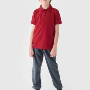 fcc3e87af3dbf6d0f27ac64106776ec52b1a396f 4F Koszulka polo chłopięca - czerwona 164 (13-14 lat)