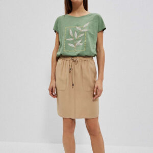 fcc9f6e6e14c665170f0100bc524da51a08fdb9e Spódnica z kieszeniami ciemnobeżowa