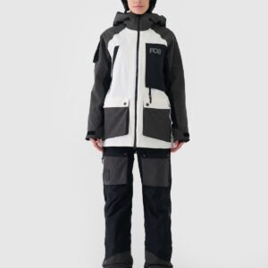 4F Kurtka snowboardowa membrana 10000 damska - biała