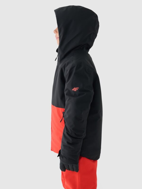 4F Kurtka narciarska membrana 5000 chłopięca - czerwona 122 (6-7 lat)