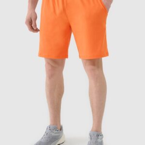 4F Spodenki treningowe szybkoschnące męskie - pomarańczowe