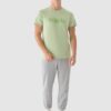 fe42fe57c7e91eaaa74abdd7c8f5024336b52cc8 4F T-shirt regular z nadrukiem męski - oliwkowy