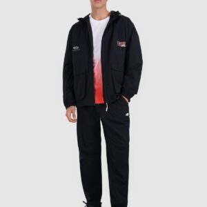 4F T-shirt regular z nadrukiem męski - czerwony