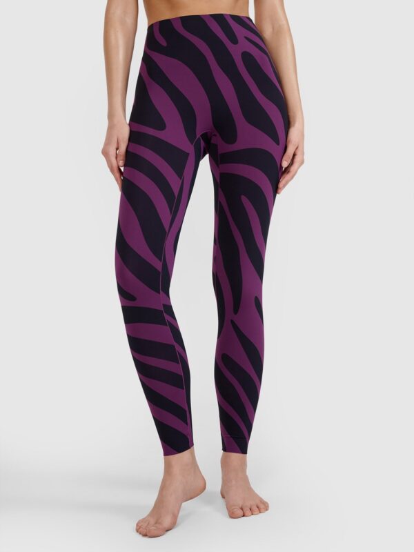 4F Legginsy do jogi i pilatesu szybkoschnące damskie - fioletowe