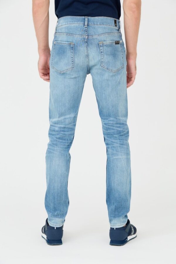7 FOR ALL MANKIND Niebieskie męskie jeansy Slimmy Tapered