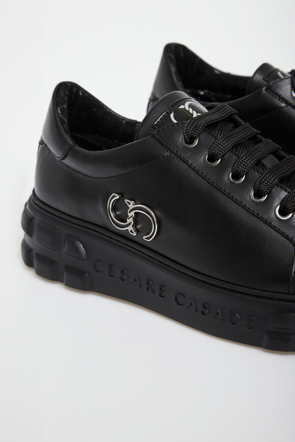 0053f257d6f531ea7b42df68b50e0a9015017749 Sneakersy damskie skórzane CESARE CASADEI
